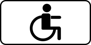 8.17 инвалиды - Дорожные знаки - Знаки дополнительной информации - vektorb.ru