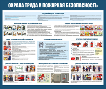 С155 Охрана труда и пожарная безопасность - Стенды - Стенды по пожарной безопасности - vektorb.ru